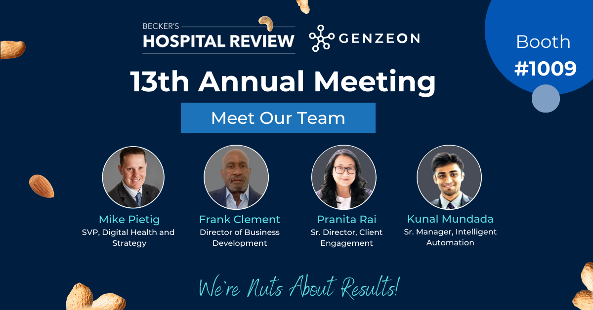 Becker's 13TH ANNUAL MEETING April 2023 Genzeon